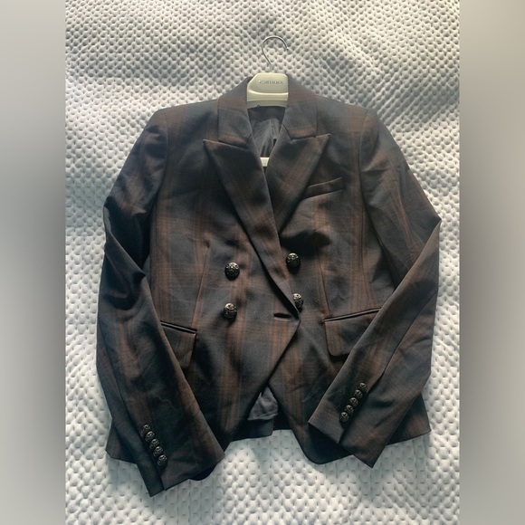 Elie Tahari women jacket size 2 in dark blue - Picture 1 of 2